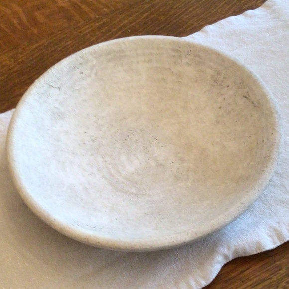 Stoneware Light Gray Decorative Bowl 2.9" h x 12.25" w x12.25" d - Picture 3 of 6